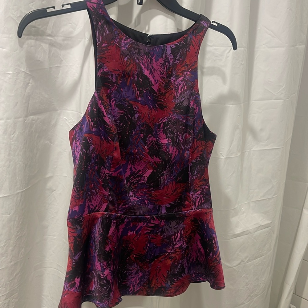 Express Peplum Sleeveless Blouse